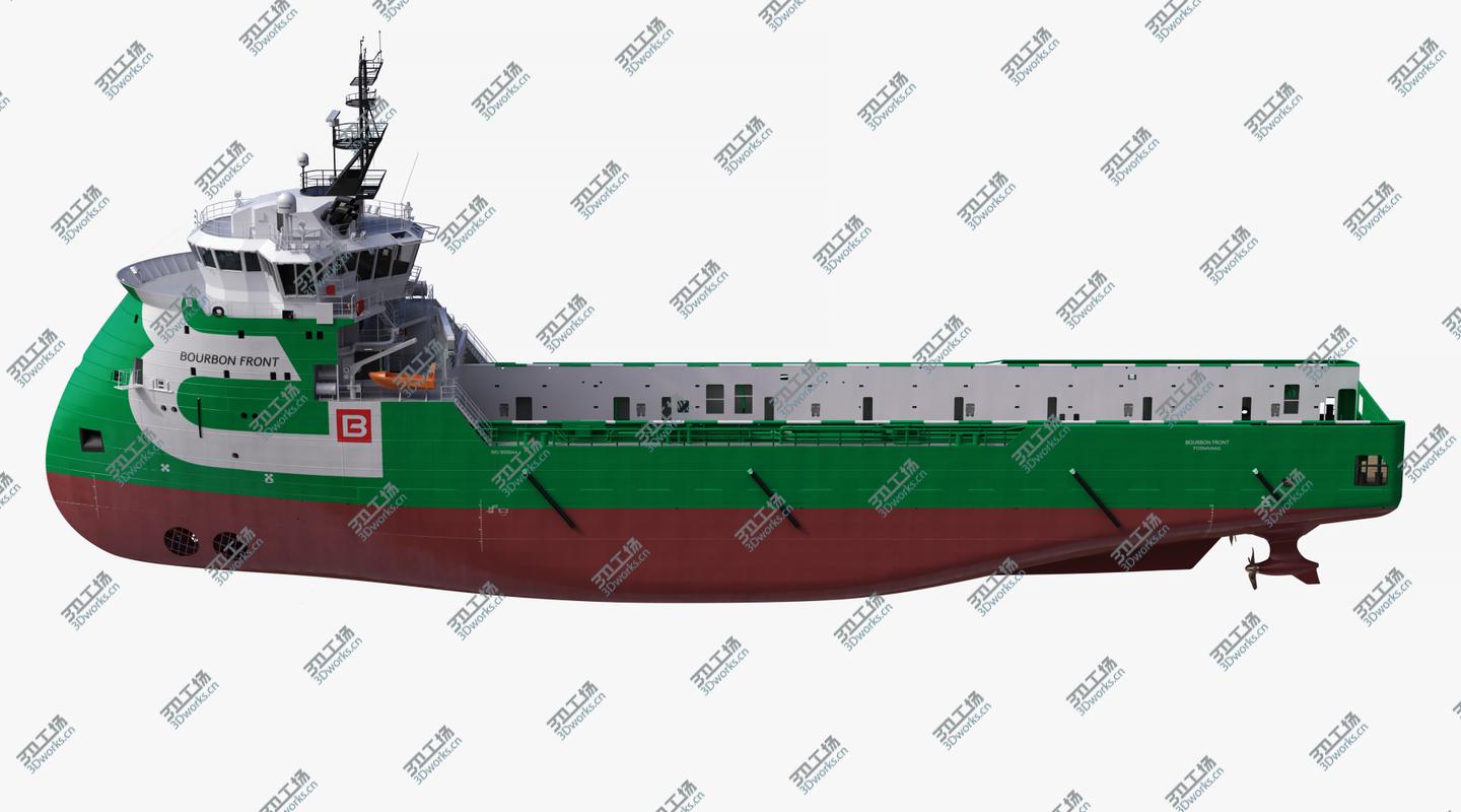 images/goods_img/202105074/Ulstein PX105 Bourbon Front Platform Supply Vessel 3D model/3.jpg